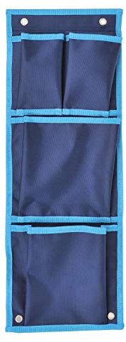 cartrend 10238 - Bolsa Colgante para Caravana, Caravana, Caravana, Plegable, casa, Garaje, Barco, 4 Compartimentos, 24 x 22 cm