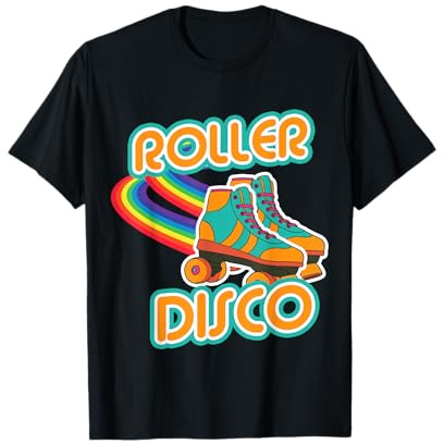 Rollschuh Lustig Rollschuhe Roller Disco T-Shirt