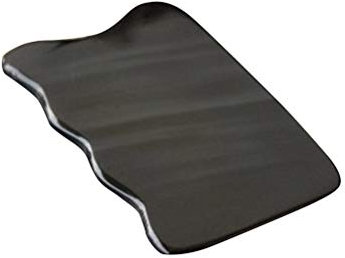 DOITOOL Gua Sha Schab-Massagewerkzeug, schwarz, gewellt, Massagebrett, Massage-Schabplatten, natürliches Büffelhorn-Massagewerkzeug für Zuhause und Salon
