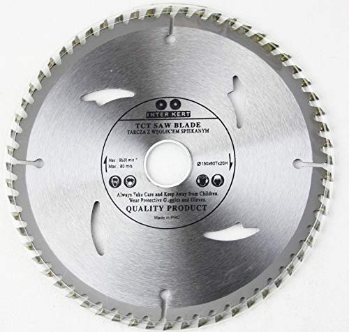 Lame de scie circulaire 160 mm de qualité supérieure 60 dents 160 x 20 mm.