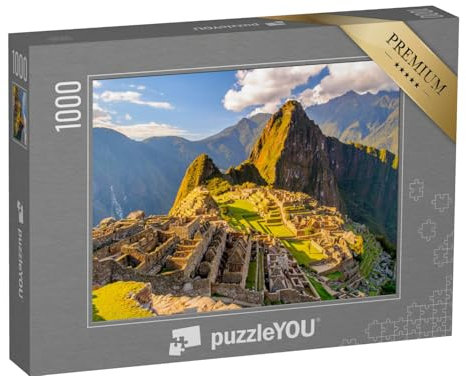 puzzleYOU: Puzzle 1000 Teile „Peru, Südamerika: Machu Picchu, UNESCO-Weltkulturerbe“ – aus der Puzzle-Kollektion Landschaft
