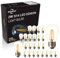 BRIMAX 25PACK 2W S14 LED Outdoor Edison Light Bulbs for String Light Replacement, Shatterproof, E27 Base, Warm White 2700K, Non-Dimmable, 2Watt to Replace 11w/20w/25w Incandescent Bulb