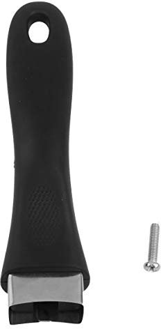 inhzoy Black Bakelite Pot Handle Kitchen Cookware Saucepan Pan Handle Grip Replacement with Screw Black A One Size