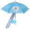 Phone Umbrella for Sun with Suction Cup Stand, Sun Shield with Suction Cup Mount Phone Holder Anti-Refection Block Glare, Creative Outdoor Cell Phone Holder Sun Shade (Blue)