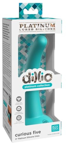Pipedream Dillio Platinum Curious Five, Teal, 14,6 cm