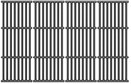 BBQ-PLUS 44,5 cm Gusseisen-Grillroste für Broil King Baron 440 320 340 420 S420 S320 Grill, Grillgitterroste Ersatzteile für Huntington und andere ausgewählte Gasgrill-Modelle