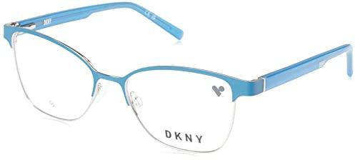 Dkny Unisex DK3007 Sunglasses, 430 Blue Teal Silver, 52