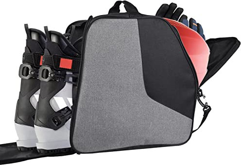 Suphyee Skischuhtasche - Skitasche mit Schuhfach,Reiseschuhtasche für Skihelme, Brillen, Handschuhe, Skibekleidung und Schuhaufbewahrung, Skitaschen und Schuhtaschen mit rutschfestem Boden