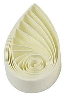 Pestal Papierstreifen aus Papier, 10 mm, Papier-Quilling-Streifen zum Basteln, farbige Origami-Papierstreifen, 1 cm, 120 Stück, Länge 53,3 cm, Papierstreifen (Beige Nr. 8)