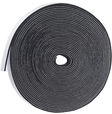 Carkio Seal Foam Tape,Weather Stripping Door Frame, 12 mm(width) x3 mm(thickness) Self-adhesive Foam Stripping Insulation Tape for Doors and Windows Insulation(10M Length)