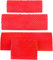 4 Pezzi Strumento Venatura Effetto Legno in Gomma,Attrezzi per Pittura con Venature Del Legno, Rullo per Pittura a Struttura in Legno, Decorazione da Parete, Strumenti Fai Da Te(Rosso,7.5/9/13/15 cm)