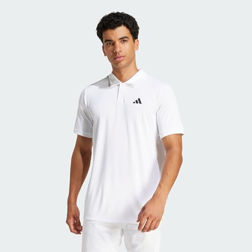 adidas Herren Club Tennis Climacool Polo Shirt, White, XS