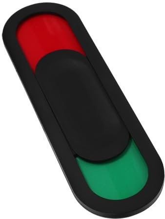 Runder Geschirrspüler Magnet Schiebeanzeiger aus Acryl und ABS Schwarz