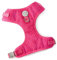 HUGO & HUDSON Tweed-Hundegeschirr, verstellbar, kein Ziehen, Haustierweste mit 2 Leinenclips, Rosa S
