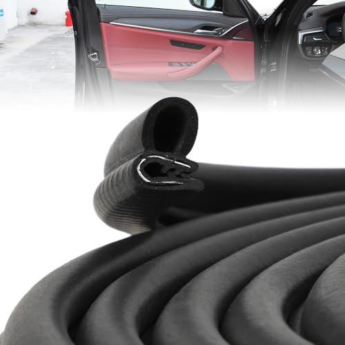 Auto Türdichtung 6M, 22x12mm Universelle Dichtungsprofil EPDM Gummi Gummidichtung Kofferraumdichtung für Autos,Boote,Wohnmobile Türdichtung Kfz, Schalldämmung kfz Innenraum, Schalldämmmatten kfz