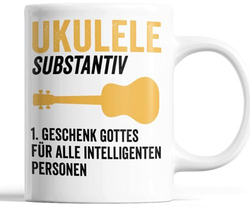 Ukulele Tasse | Ukulele Geschenk gottes für alle intelligenten Person | Ukulele Geschenk Musik Tasse Ukulelespieler Kaffeebecher lustig