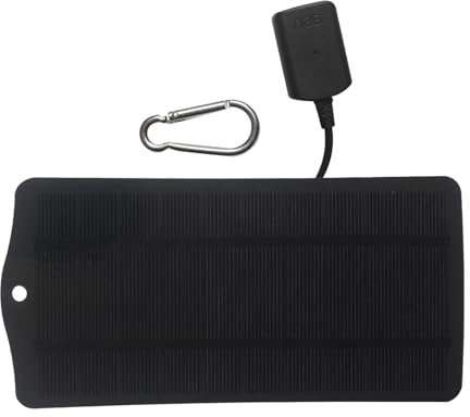 Cargador Solar Portátil Riaisttd, Estilo Minimalista, Cargador Solar, Compatible con Teléfonos Móviles, Tabletas y Unidades GPS, Conector USB, Energía Solar