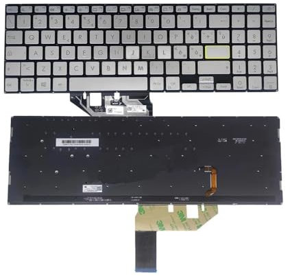 Tastiera sostitutiva del notebook XINDIKBHUB per ASUS VivoBook 15 X513, retroilluminata, USB, QWERTY, Ambidestro