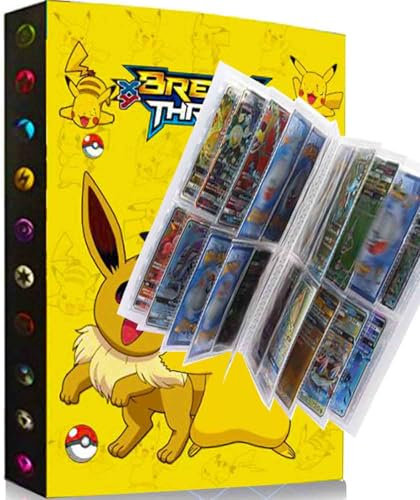 Karten Sammelalbum 4 Taschen, Karten Album ordner display Storage, kompatibel mit Trading Cards, Sports Cards und Playing Cards Schutz, Organisation, 30 Seiten können 240 Karten - W1