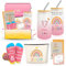 17th Birthday Gifts for Girls, Trendy 17 Year Old Girl Gift Ideas for Her Granddaughter Daughter Niece Teens, Happy 2008 Birthdays Decorations Presents Basket Glass Cup Sock Makeup Bag Necklace