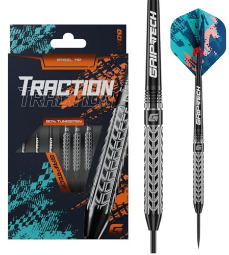 GOAT - Traction 80% Steeldarts 22 G, inkl. 3 Barrels, 3 Flights & 3 Shafts