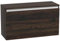 HOMCOM Table de Chevet Suspendue avec tiroir sans poignées, Table de Chevet Murale pour Chambre à Coucher Moderne en Bois, 80x30x45 cm, Noyer