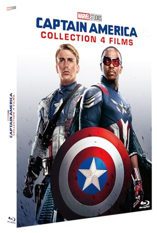 COFFRET CAPTAIN AMERICA - 4 FILMS - 4 BD