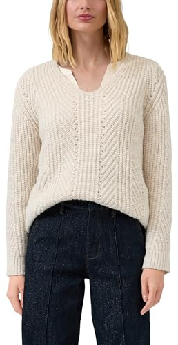 s.Oliver Strickpullover mit Glitzergarn und Pailletten-Details