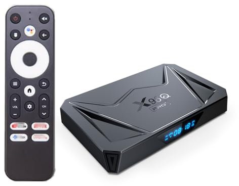X96Q PRO+ Android TV Box 14.0, H728 CPU Quad-Core 64Bit Cortex-A53, 8K/4K Supports 2.4G/5G Dual-Band Wifi BT 5.0 USB 3.0 LAN Smart Tv Box,4GGB+64GB