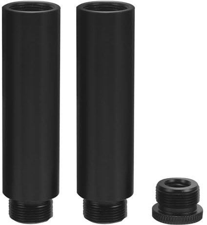 DECORNIJIA Mikrofonstativ Verlängerung Satz Metall Mit Adapter Für Tischmikrofonständer Erweiterbar Für Live Streaming Und Aufnahme