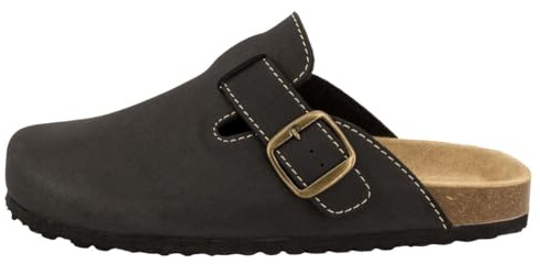 Supersoft - Classic Herren Hausschuh - Clogs – Anatomisches Korkfußbett, Verstellbare Riemen, Leichte EVA-Sohle, Bequem & Pflegeleicht