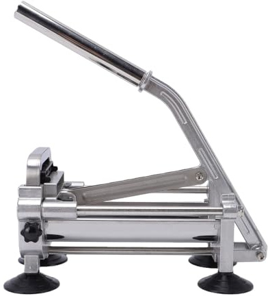 Wakects French Fry Cutter, Stainless Steel Manual Potato Slicer with Uniform Cutting Blades, 27.5 X 16 Cm Multi Purpose Vegetable Cutter for Home Kitchen Potatoes Carrots Cucumbers