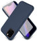 Gorilla Tech Liquid Silicone Case for iPhone 8 Plus 7 Plus Case, With Gorilla Glass Screen Protector Scratch Resistant, Drop Protection, Gel Rubber Shockproof Cover Microfiber Cloth Cushion - Navy