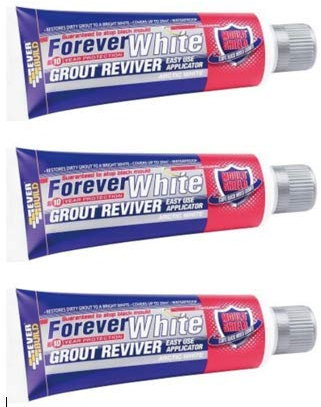 3 X Everbuild FWREVIVE 200ml Forever Grout Reviver - White