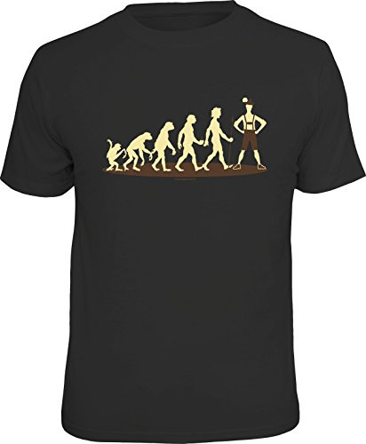 Das Geschenk T-Shirt für den echten Bayern - Fan: Bayerische Evolution L, Nr.6667