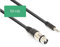 VONYX Professional DJ Signal Cable 0.5m - XLR Female to 3.5mm Stereo Mini Jack Lead with Durable Metal Connectors for Mixers, Audio Interfaces & Live Sound Setups (177.748)