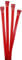 Lumonic 100x Kabelbinder 250 x 7,6mm I Rote Kabelbinder in Industriequalität wiederverwendbar I Kabelbinder UV beständig, Kabelbinder wetterfest, Kabe