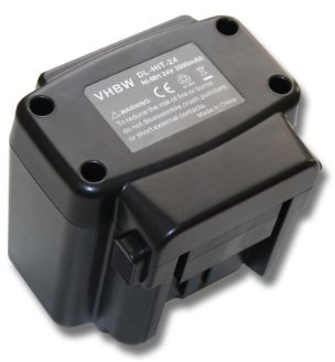 vhbw 1x Batterie Compatible avec Hitachi UB24D, DV 24DVKS Outil électrique (3000 mAh, NiMH, 24 V)