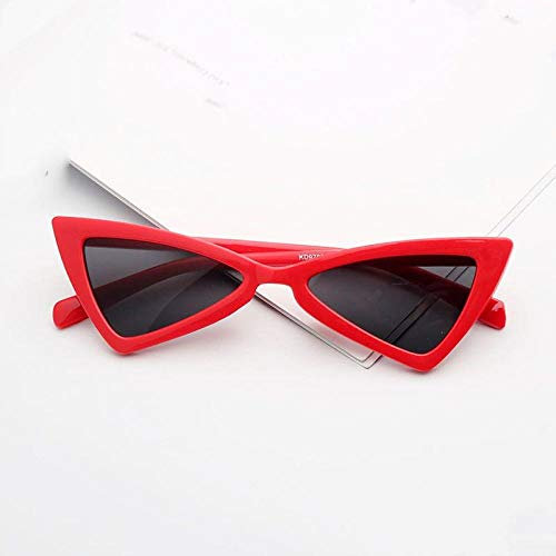 NIUASH Sonnenbrille polarisiert Frauen Sonnenbrille mit kleinem Rahmen Cat Eye Sonnenbrille UV400 Sun Shades Brille Street Eyewear Fashion Sonnenbrille-C