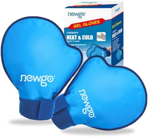 NEWGO Poche De Glace Pour La Main Et Poignet pour Thérapie par Froid Chaud Réutilisable de Blessures Sportives pour Tunnel Carpien Douleur, Tendinite, Entorses, 2 Unité