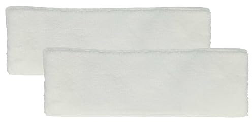 vhbw set de lingettes (2-exemplaires) tampon en microfibre remplacement pour Kärcher 2.863-020.0 pour balai vapeur, serpillière