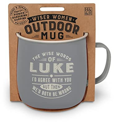 History & Heraldry Personalisierte Outdoor-Tasse (Luke)