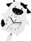 Veemoon Kuh Wanduhr Kuh Hängende Uhr Tier Wanduhr Niedliche Wanduhr Cartoon Tier Hängend