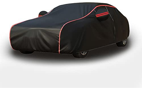 Autoabdeckung Winter Hagelschutzplane Auto für Audi A1 A2 A3 A4 A5 A6 A7 A8, Winter Langlebig Autoplane Wasserdicht Staubdicht Vollgarage Sonnenwasserdicht Autoabdeckung Schutz Autoab(Color:B1,Size:A