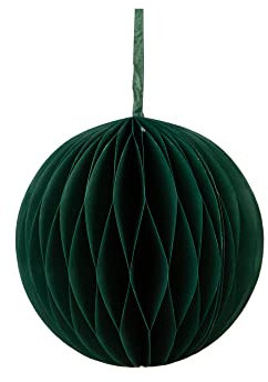 Talking Tables Kleine dunkelgrüne Wabendekoration für Party | Hängende Weihnachtsdekoration, einfach zu montieren für besondere Anlässe