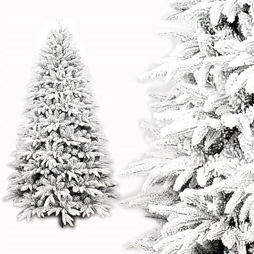 PLUS HOME Árbol de Navidad nevado Harry con Base Soporte metálica tamaño 180cm-612Puntas/Ramas.