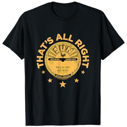 Sun Records Elvis Presley Thats All Right T-Shirt