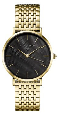Rosefield Montre Femme Upper East Side Noir/doré