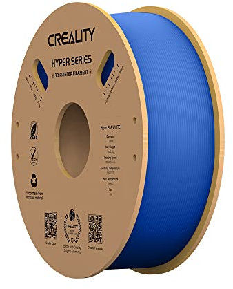 Creality Hyper PLA Blau Filament für 3D Drucker, 1,75mm 3D Druck Filament, Maßgenauigkeit +/- 0,03 mm, Passend für die Meisten FDM 3D Drucker