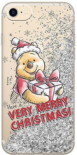 ERT GROUP Handyhülle für Apple iPhone 7/8/ SE 2/ SE 3 Original und offiziell Lizenziertes Disney Muster Winnie The Pooh & Friends 024, mit Glitter Overflow Effekt